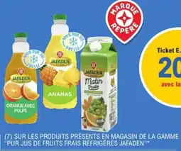 E.Leclerc Drive Pur jus de fruits frais réfrigérés jafaden offre