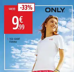 Intersport ONLY Tee shirt femme offre