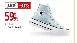 Intersport CONVERSE Ctas hi Ctas hi offre