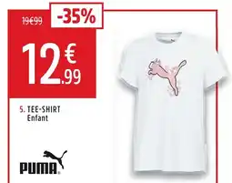 Intersport PUMA Tee shirt enfant offre
