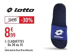Intersport LOTTO Claquettes offre
