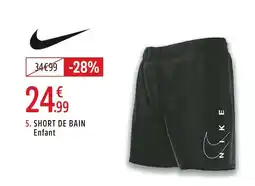 Intersport Short de bain enfant offre