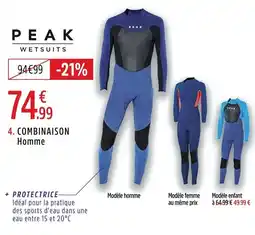 Intersport Combinaison homme offre