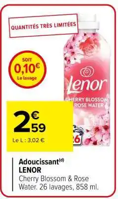 ADOUCISSANT LENOR