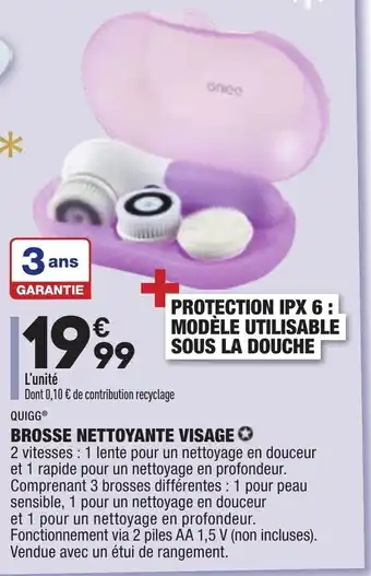 ALDI Brosse Nettoyante Visage offre