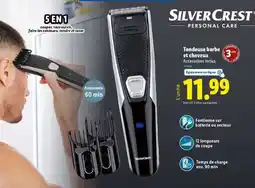 Lidl Tondeuse barbe et cheveux offre