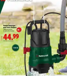 Lidl Pompe immergée pour eaux chargées offre