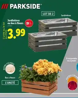 Jardinières ou bac à fleurs