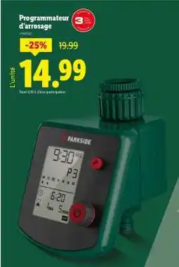 Lidl Programmateur d'arrosage offre