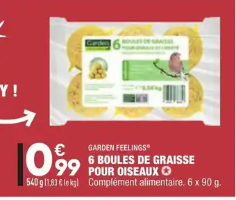 ALDI 6 Boules de Graisse offre