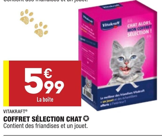 Promo Coffret Selection Chat Chez Aldi