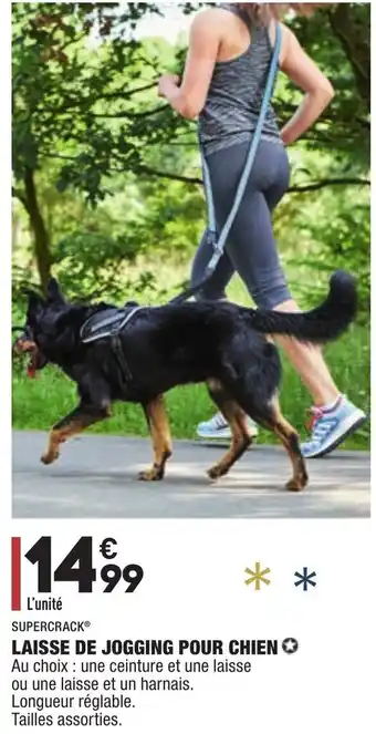 ALDI Laisse de Jogging Pour Chien offre