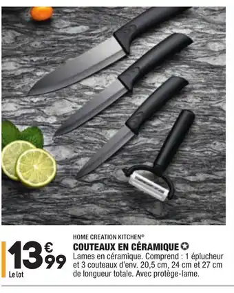ALDI Couteaux En Céramique offre