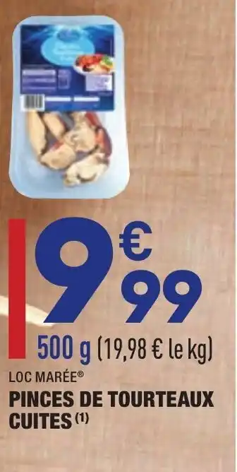 ALDI Pinces de Tourteaux Cuites offre