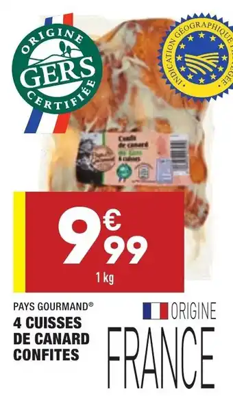ALDI 4 Cuisses de Canard offre