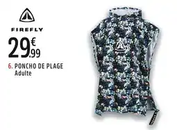 Intersport Poncho de plage adulte offre