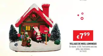 Trafic Village de Noel Lumineux offre