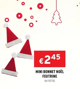 Trafic Mini Bonnet Noël offre