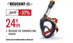 Intersport Masque de snorkeling adulte offre