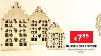 Trafic Maison En Bois à Décorer offre