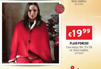 Trafic Plaid Poncho offre