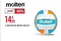 Intersport Ballon de beach volley offre