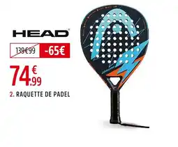 Intersport Raquette de padel offre