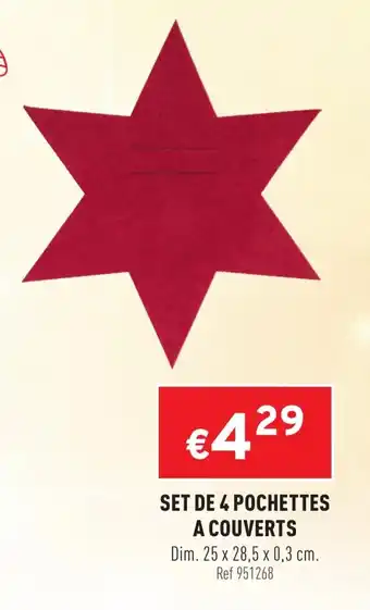 Trafic Set de 4 Pochettes offre