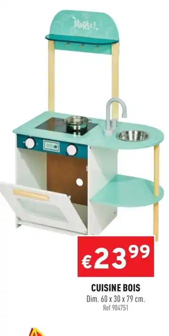 Trafic Cuisine Bois offre