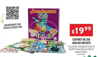 Trafic Coffret de 250 Jeux de Societe offre