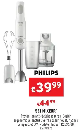 Trafic Set Mixeur offre