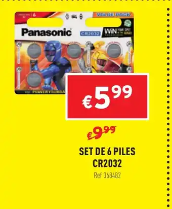 Trafic Set de 6 Piles offre