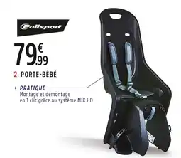 Intersport Porte bébé offre
