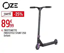 Intersport Trottinette freestyle stunt 250 enfant offre