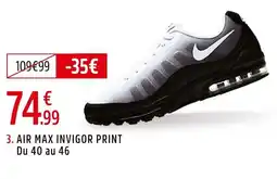 Intersport Air max invigor print offre
