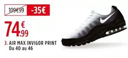 Intersport Air max invigor print offre