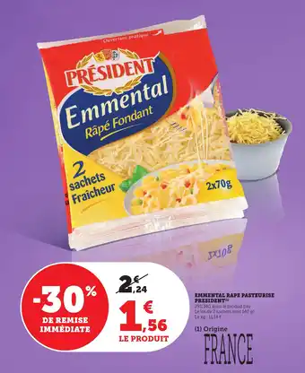 Bi1 Emmental rape pasteurise president offre