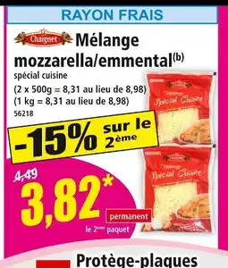 Norma CHAIGNET Mélange mozzarella/emmental offre