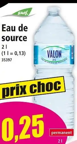 Norma VALON Eau de source offre