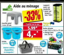 Norma Toptex Aide au ménage offre