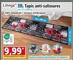 Norma Lifetex XL Tapis anti-salissures env. 57 x 200 cm offre