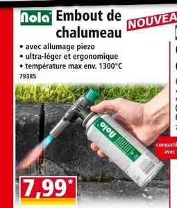 Norma Nola Embout de chalumeau offre