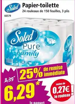 Norma SOLED Papier-toilette offre