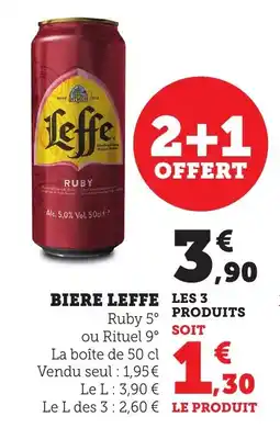 Bi1 Biere leffe offre