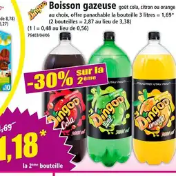 Norma DINGOO Boisson gazeuse goût cola, citron ou orange offre