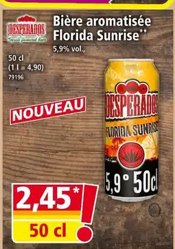 Norma DESPERADOS Bière aromatisée florida sunrise offre