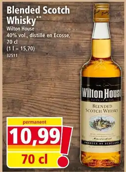 Norma WILTON HOUSE Blended scotch whisky offre