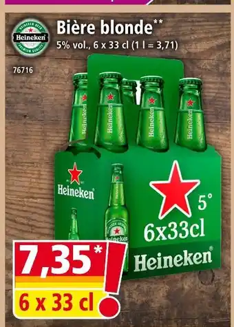 Norma HEINEKEN Bière blonde offre
