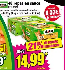 Norma KITEKAT 48 repas en sauce offre