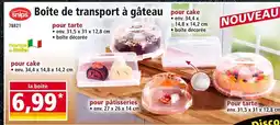 Norma SNIPS Boîte de transport à gâteau offre